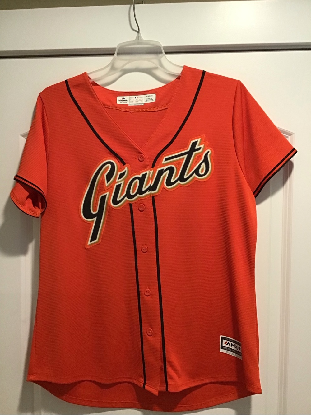 Majestic Orange CoolBase MLB Jersey Top